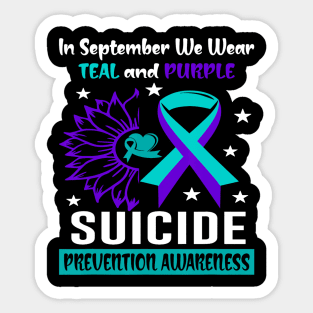 Suicide Prevention Awareness Semi-Colon Mental Health Sticker